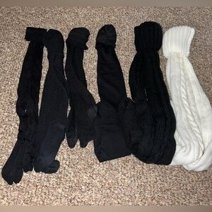 Thigh high sock bundle